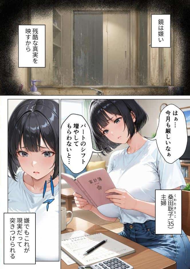 家事代行のパート主婦が金で買えたので熟れた肉体を開発して俺専用中出し肉便器にした話【モザイク版】 hitomiエロ漫画raw(同人誌)無料サンプル画像001